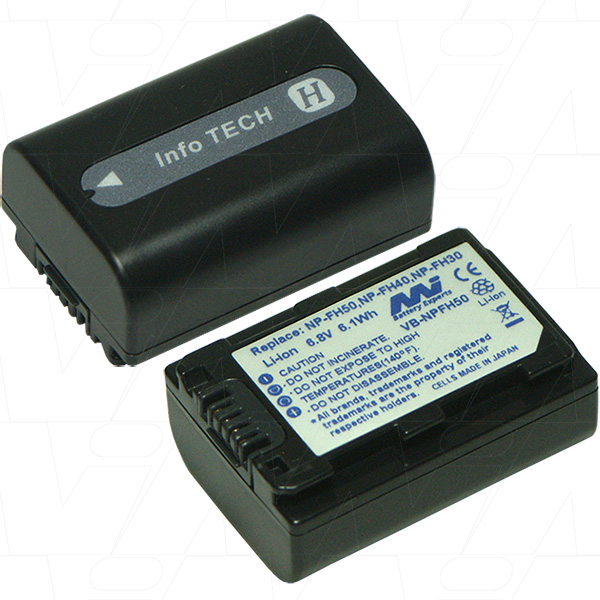 MI Battery Experts VB-NPFH50-BP1